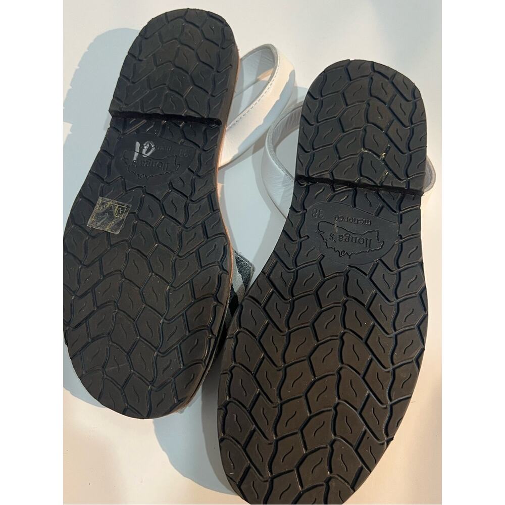 LLonga’s Leather Avarca Sandals with Zebra Strap Size 38 - Picture 4 of 4
